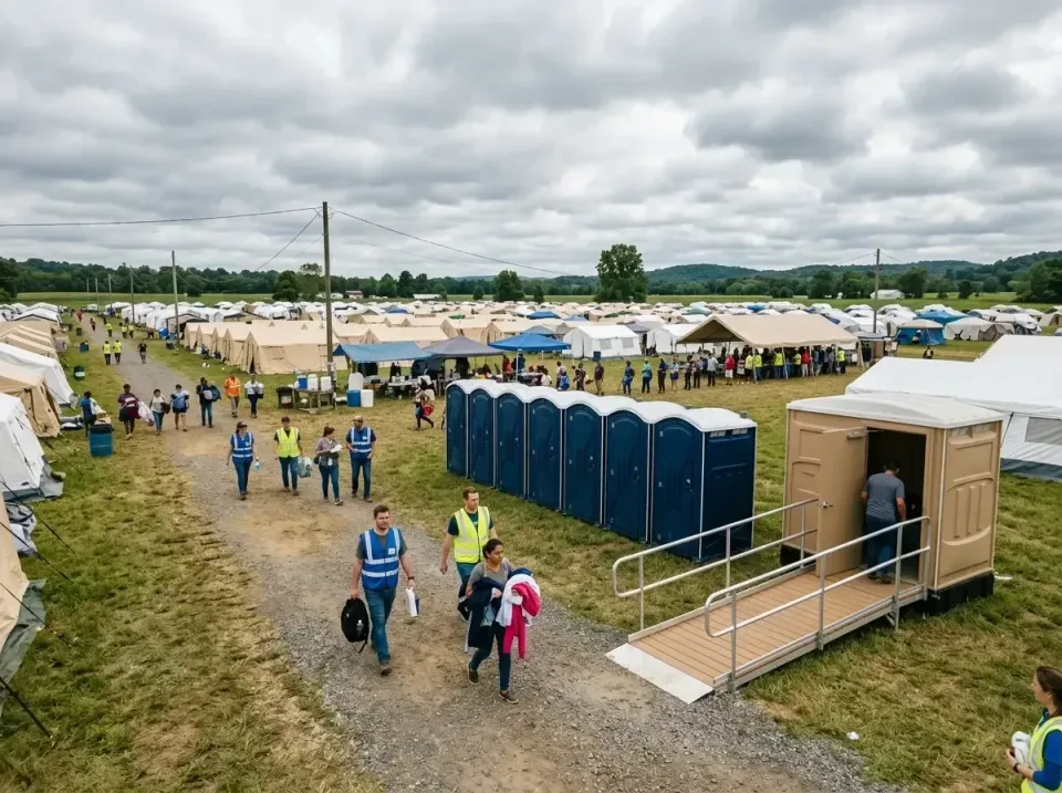 disaster-relief-camp-restrooms-010 — frequently asked questions, Dumpster & Portable Bathrooms Rental in Easley, SC